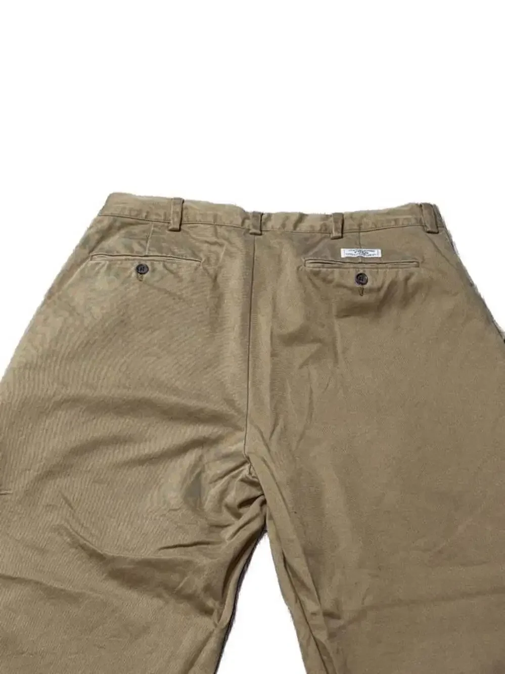Polo Ralph Lauren Vintage Cotton Chino Pants Khaki 34x30